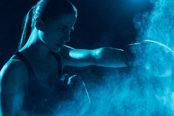 Woman fighting when emotions run high